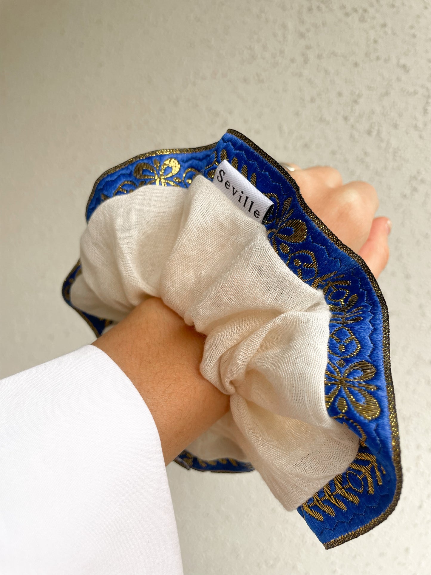 Scrunchie Campelo Azul