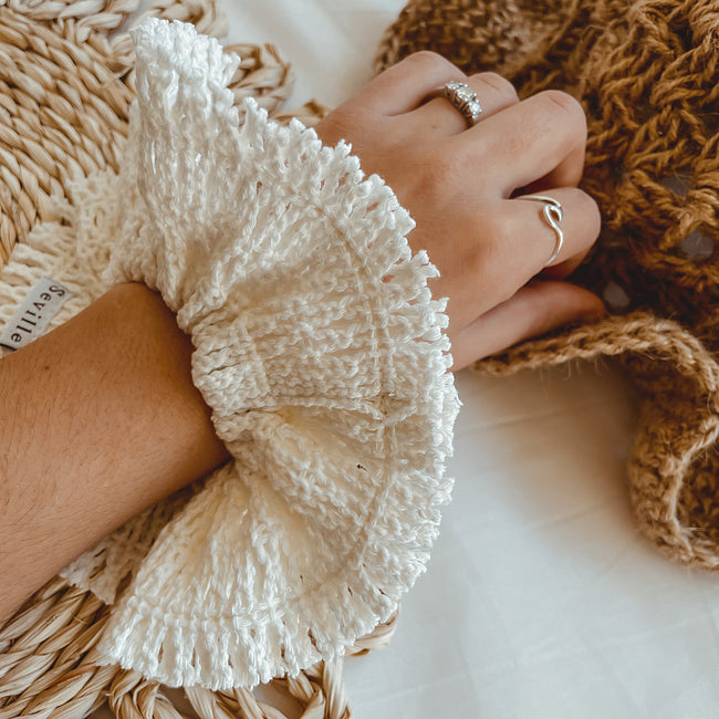 Maxi Scrunchie Tejido
