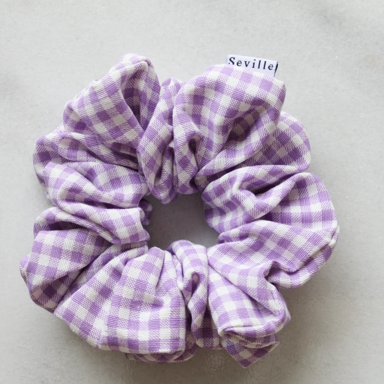 Scrunchie Vichy Lila