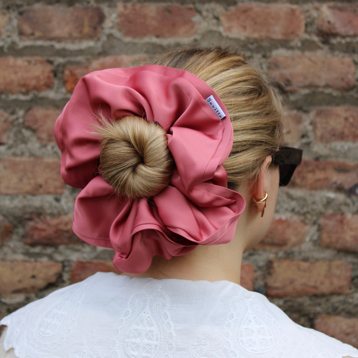 Scrunchie Colomba XL Rosado