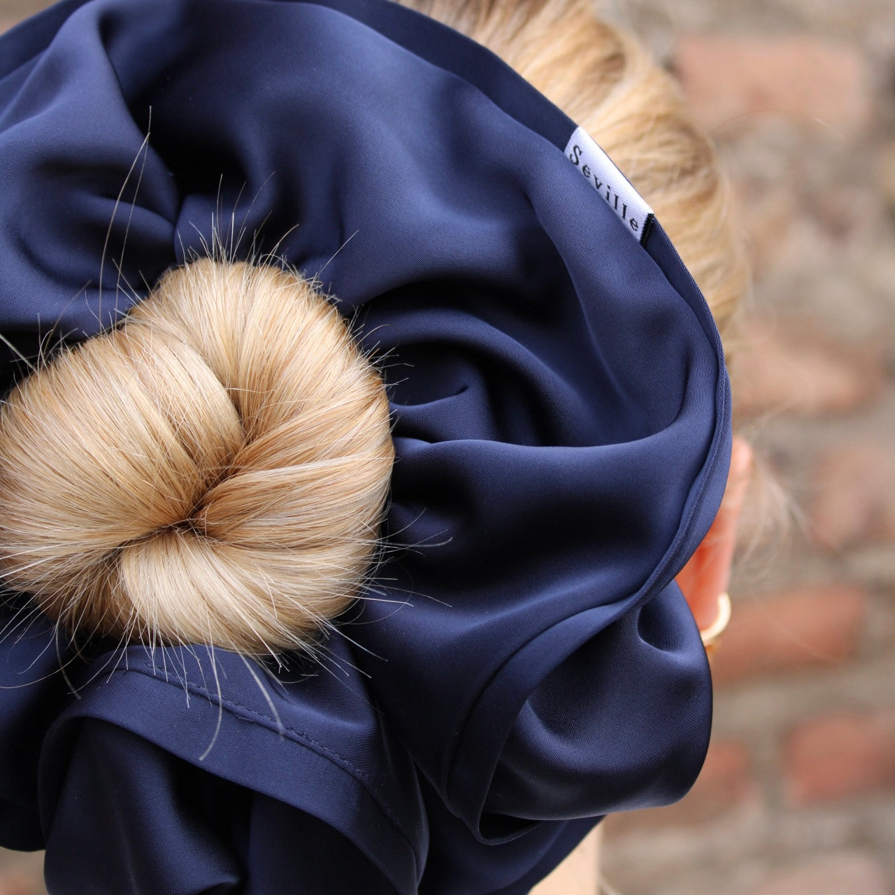 Scrunchie Colomba XL Azul