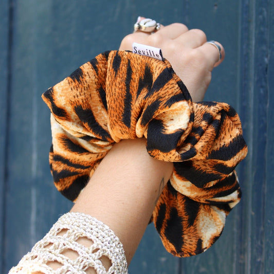 Maxi Scrunchie Tigre