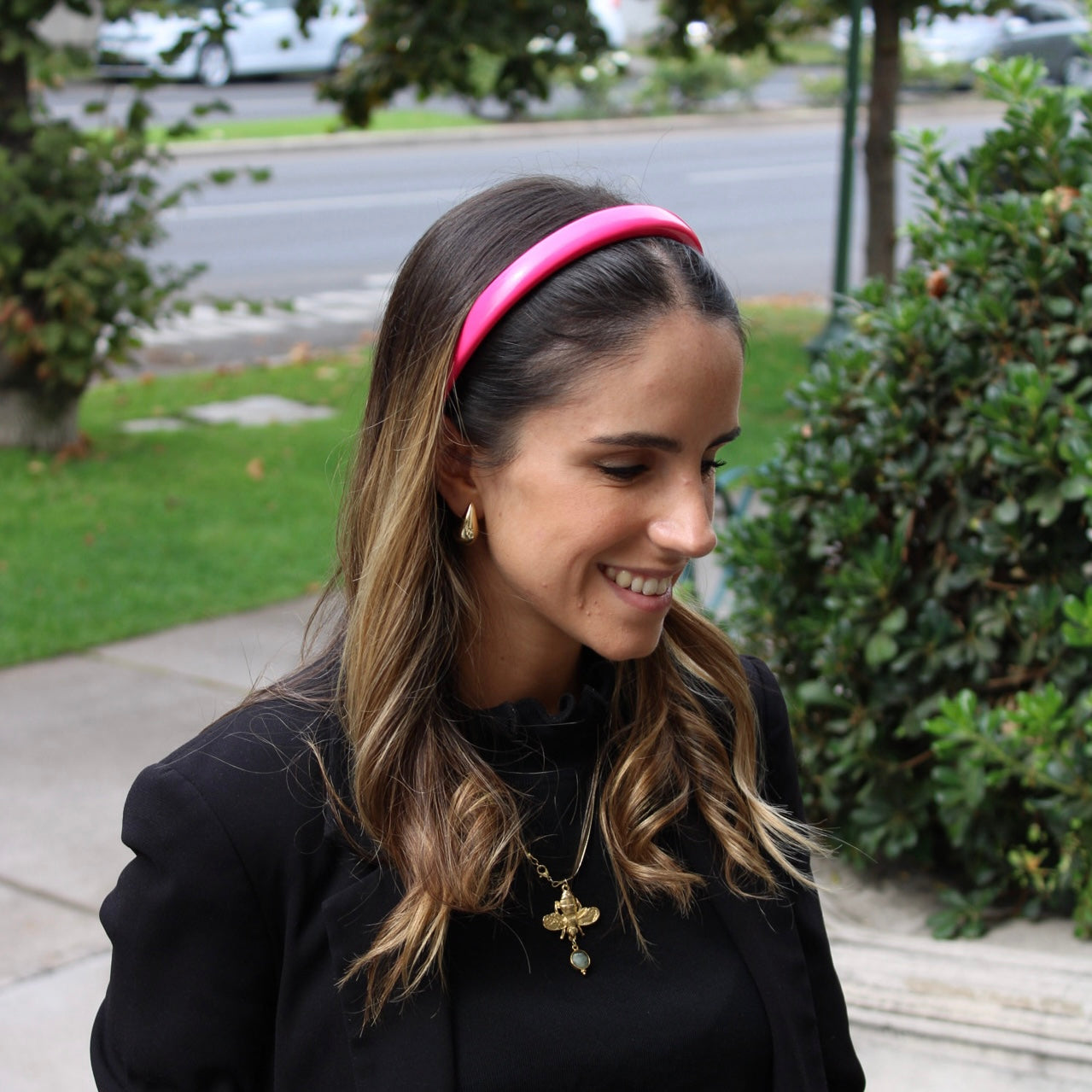 Cintillo Teresa Fucsia