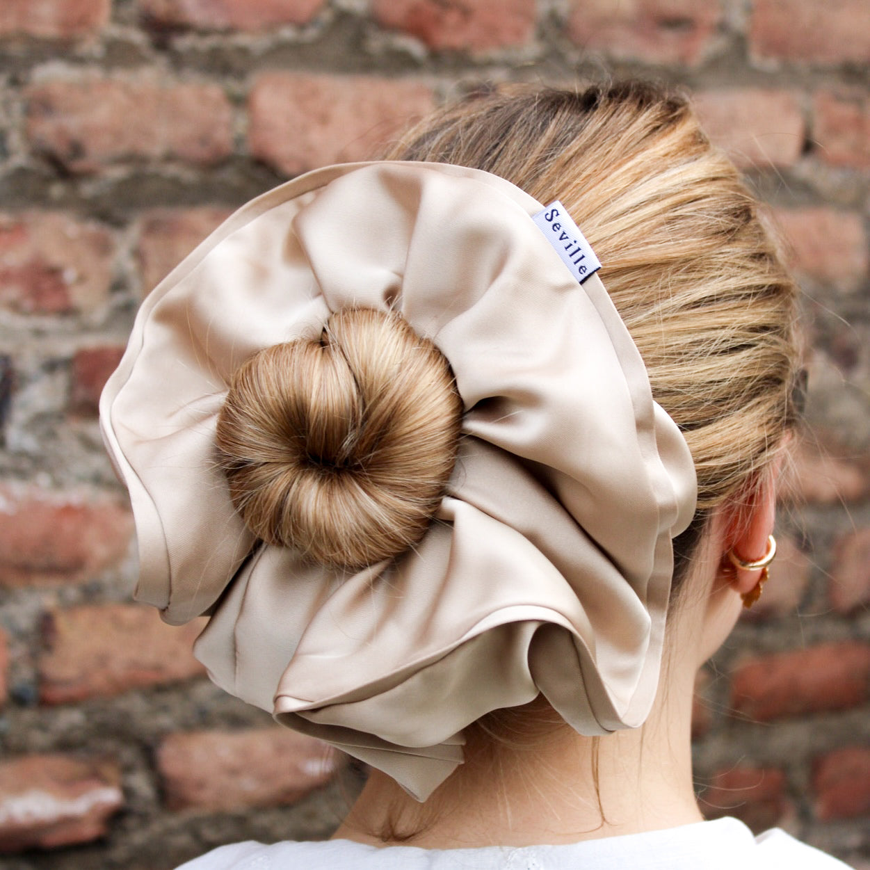 Scrunchie Colomba XL Dorado