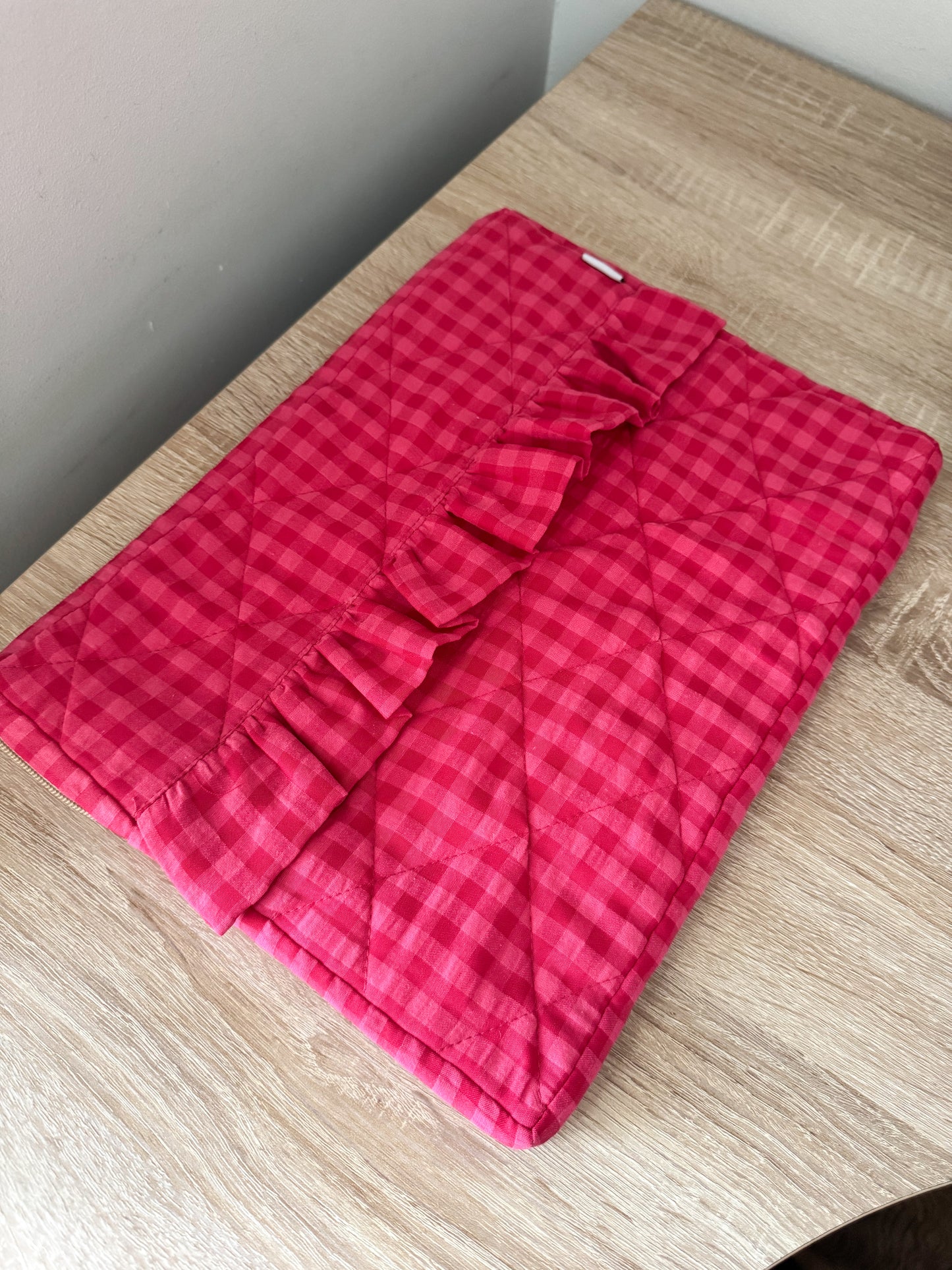 Funda Notebook Move - Vichy Rojo Rosado