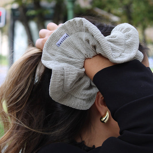 Scrunchie Ruffled Verde