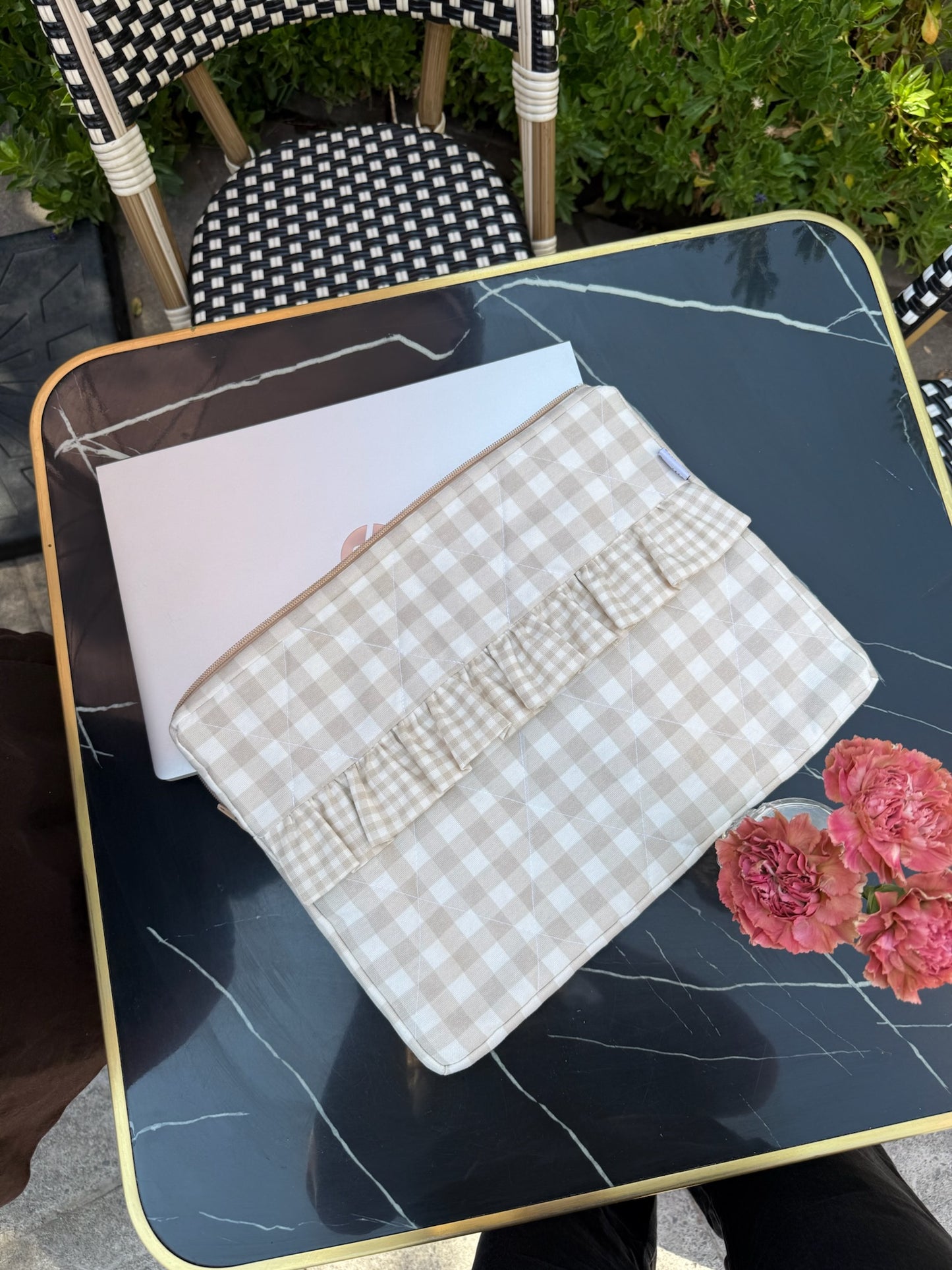 Funda Notebook Move - Vichy Beige