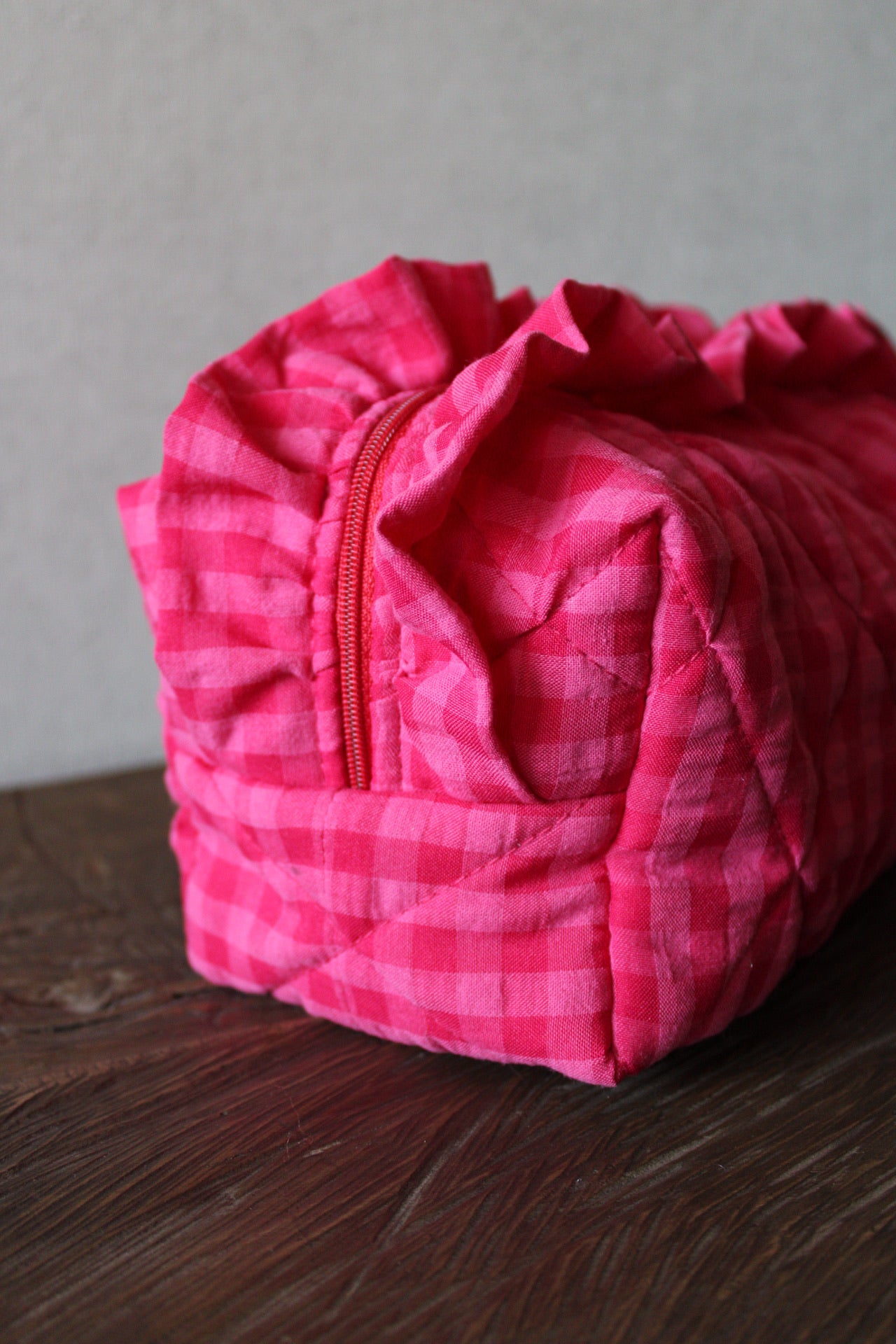 Cosmetiquero Soft - Vichy Rojo Rosado