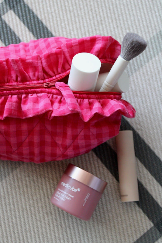 Cosmetiquero Soft - Vichy Rojo Rosado