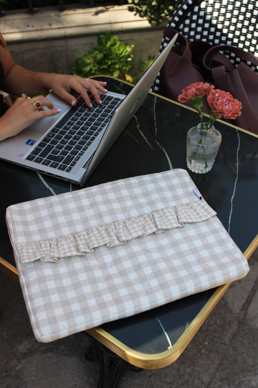 Funda Notebook Move - Vichy Beige