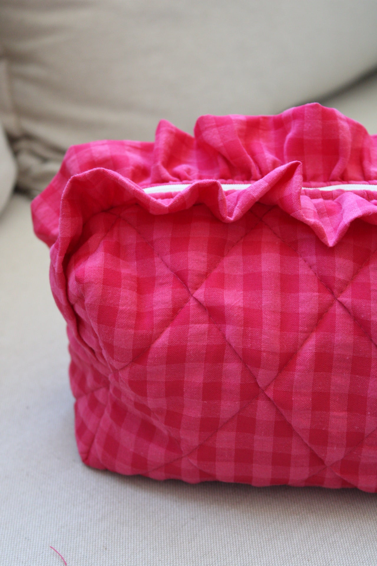 Cosmetiquero Soft - Vichy Rojo Rosado