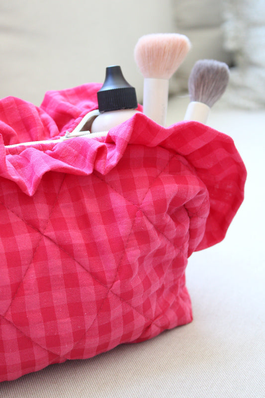 Cosmetiquero Soft - Vichy Rojo Rosado