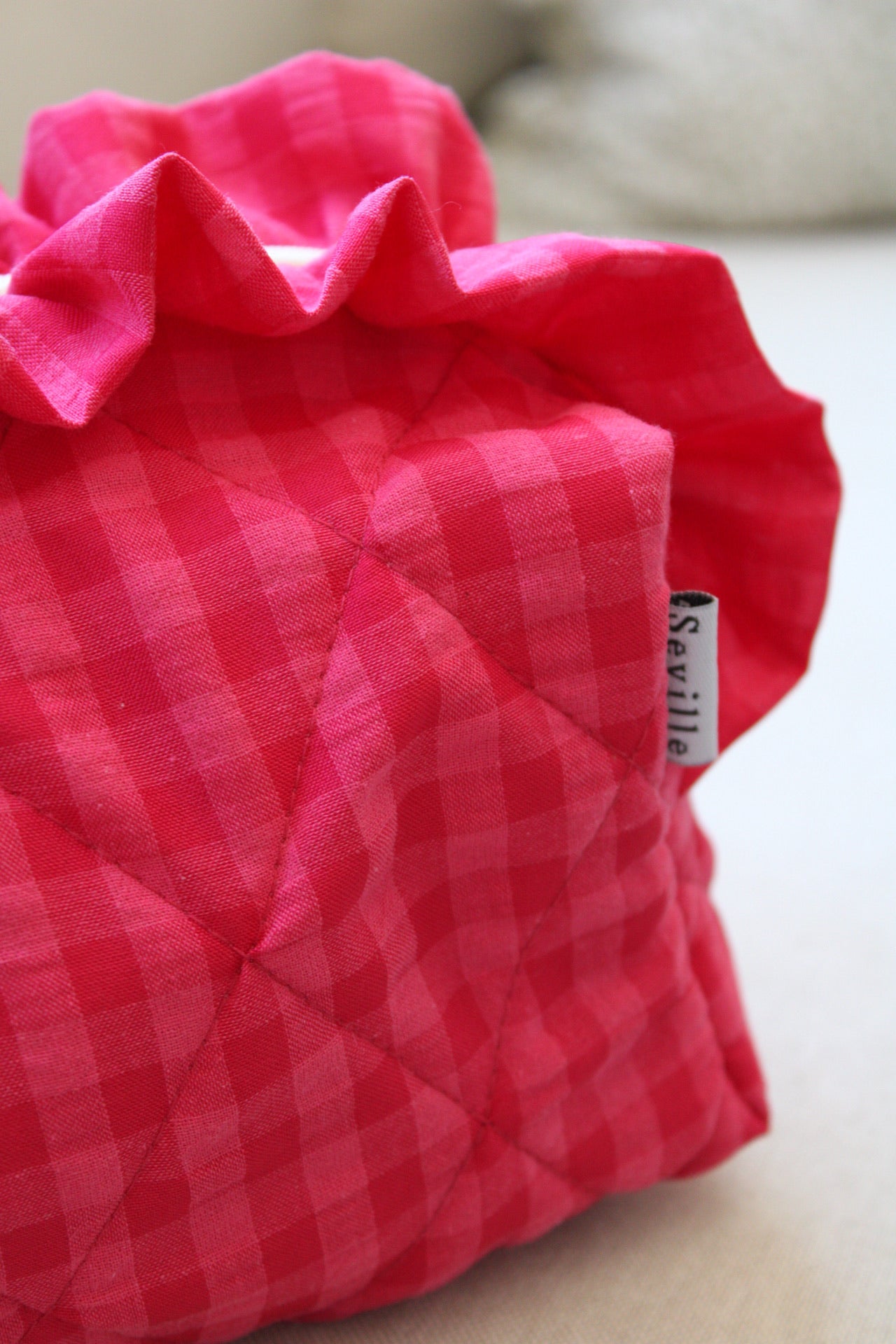 Cosmetiquero Soft - Vichy Rojo Rosado