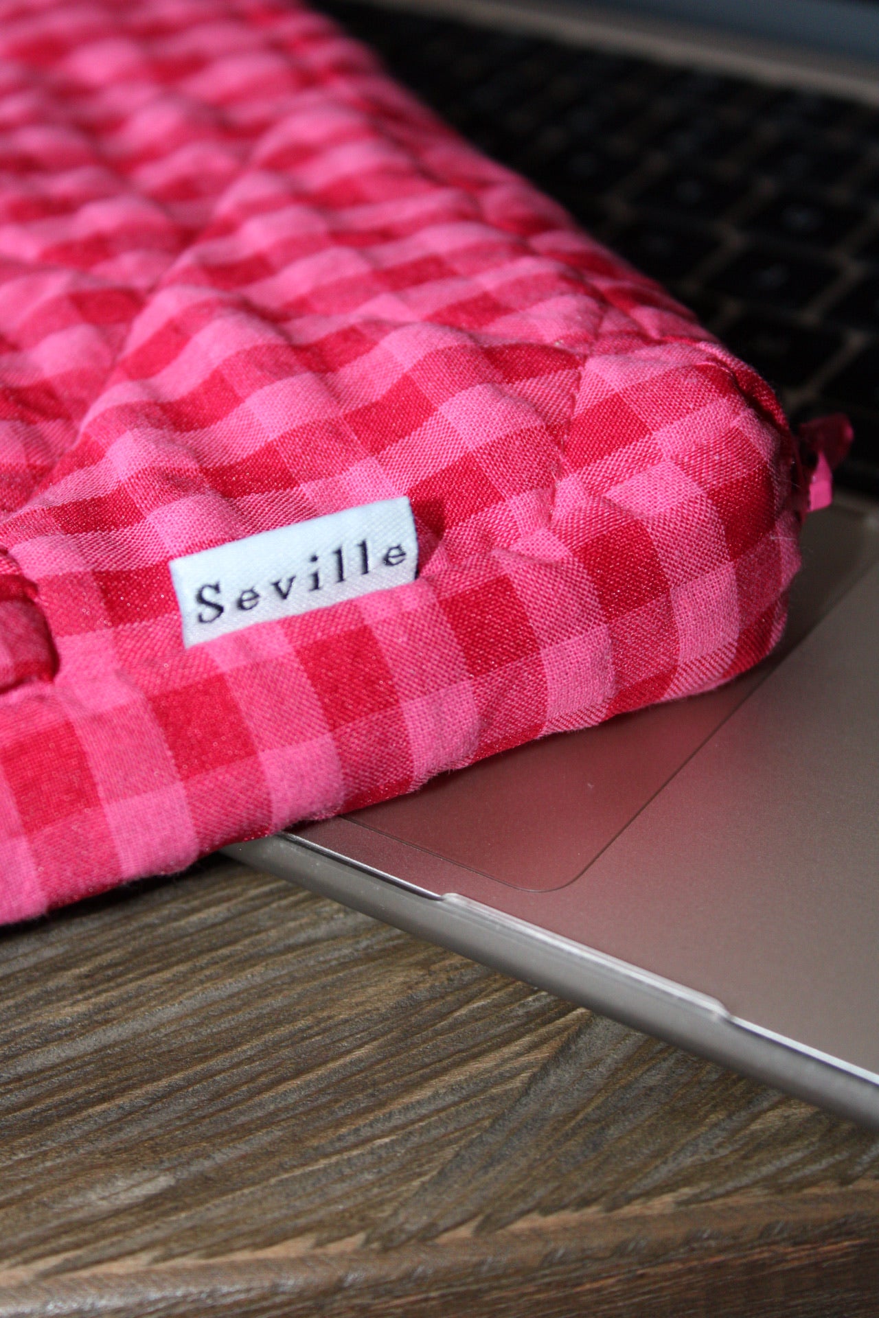 Funda Notebook Move - Vichy Rojo Rosado
