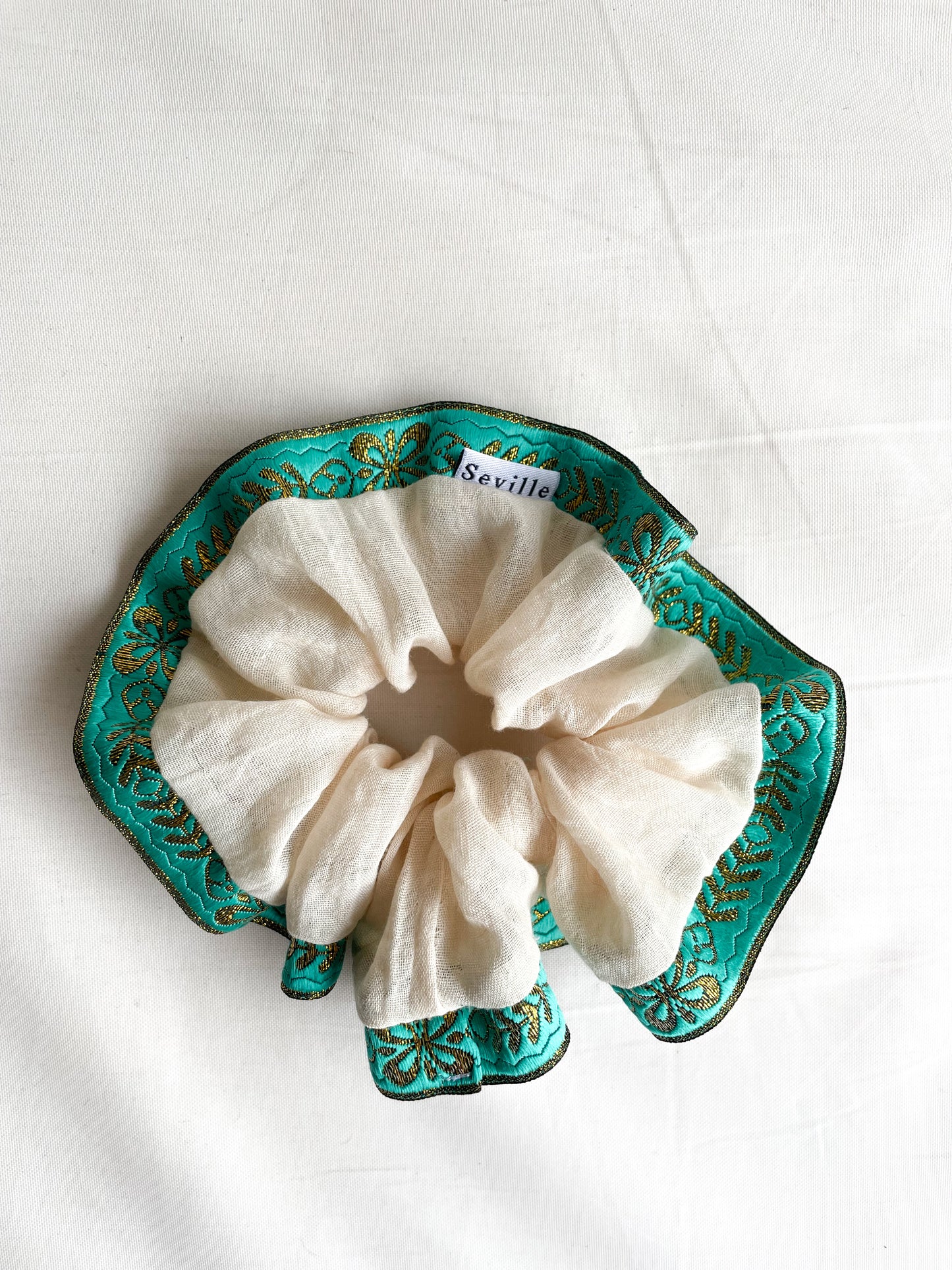 Scrunchie Campelo Verde