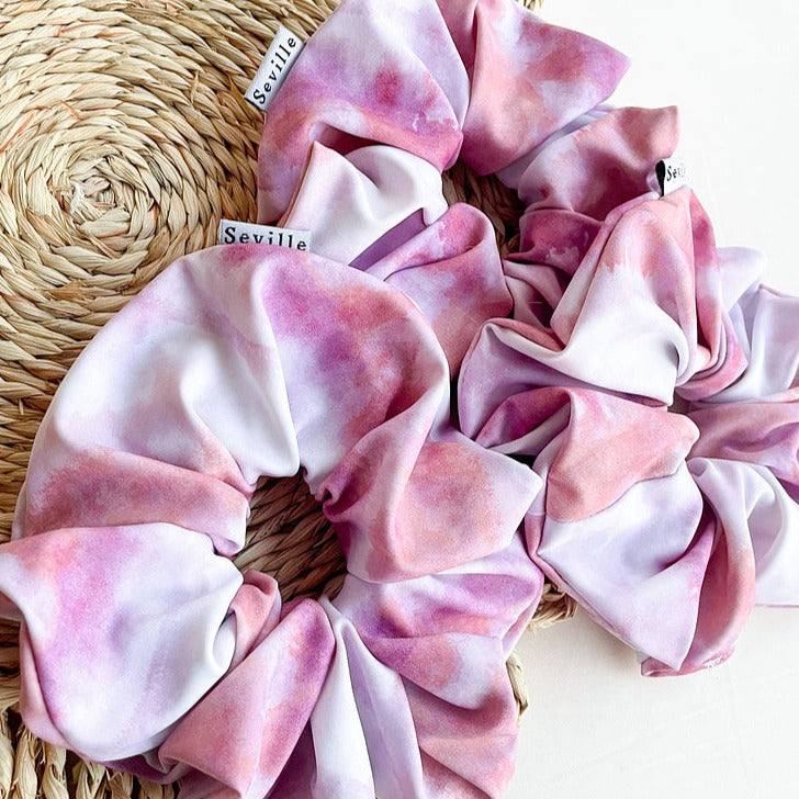 Maxi Scrunchie Tie Dye Rosado