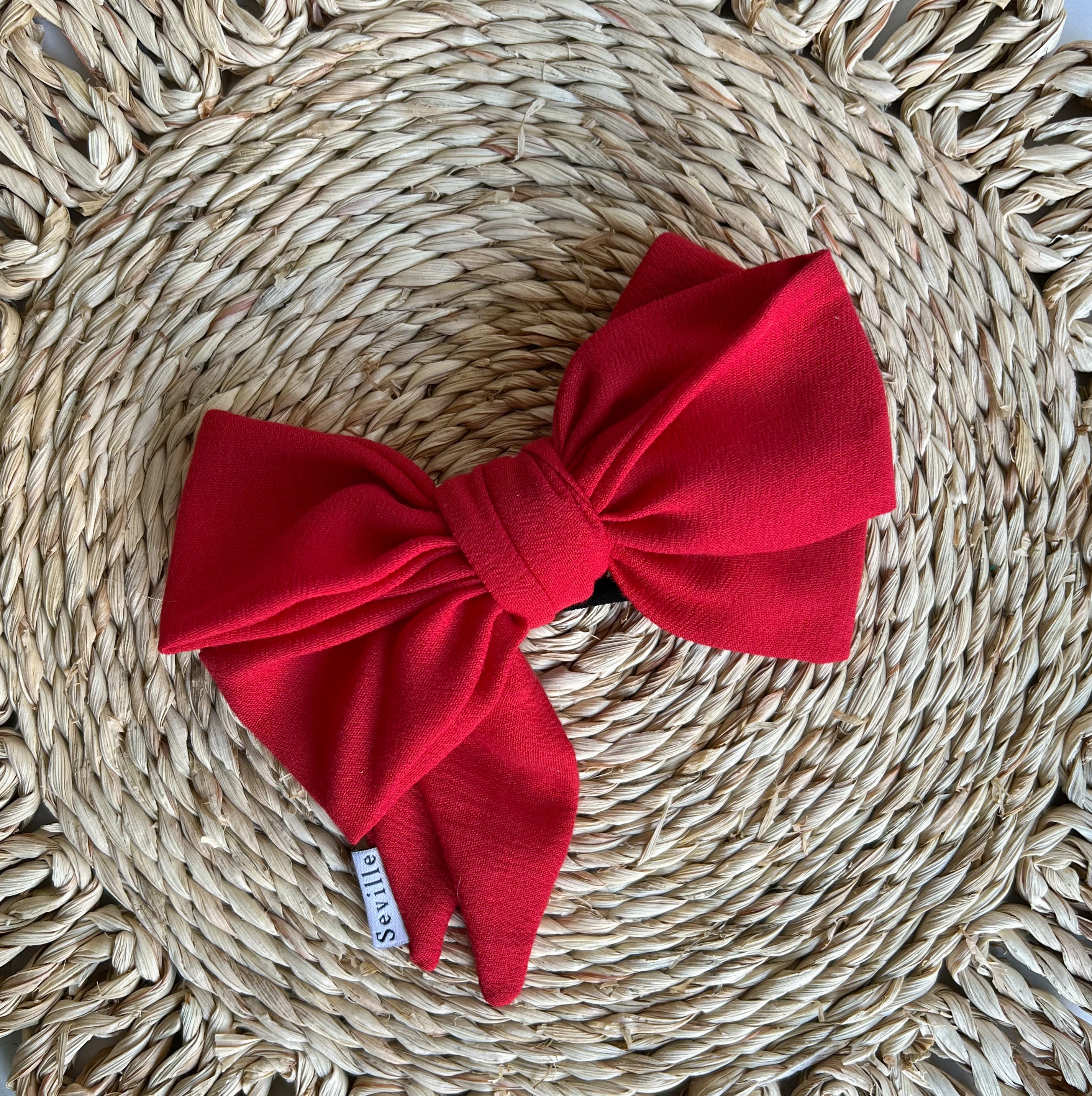 Moño Elástico Rojo – Seville